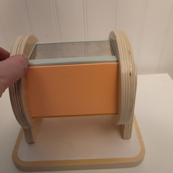 Vibrant Wooden Rotating Drum for Kids - Picture 2 of 5